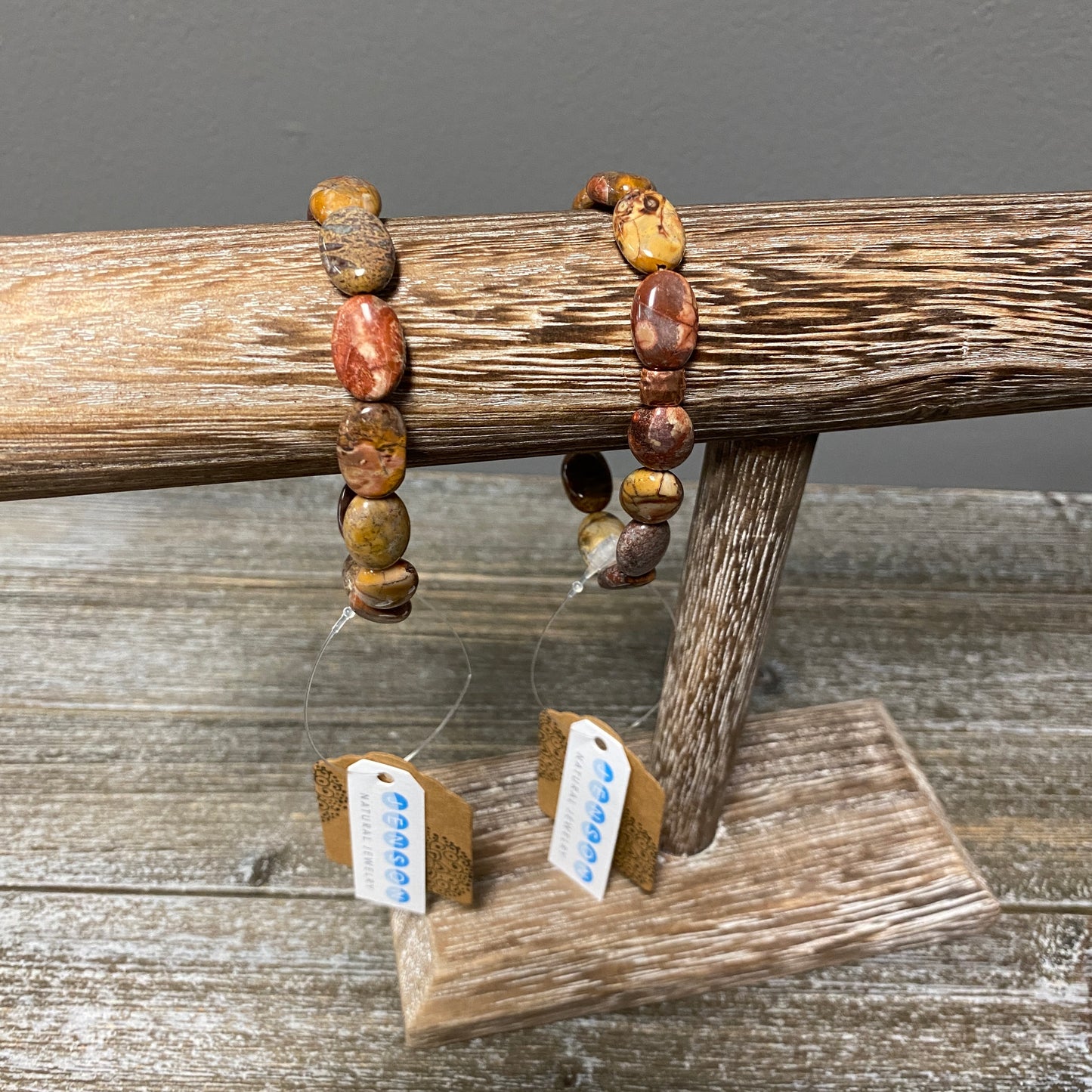 Birds Eye Rhyolite Oval Bracelet