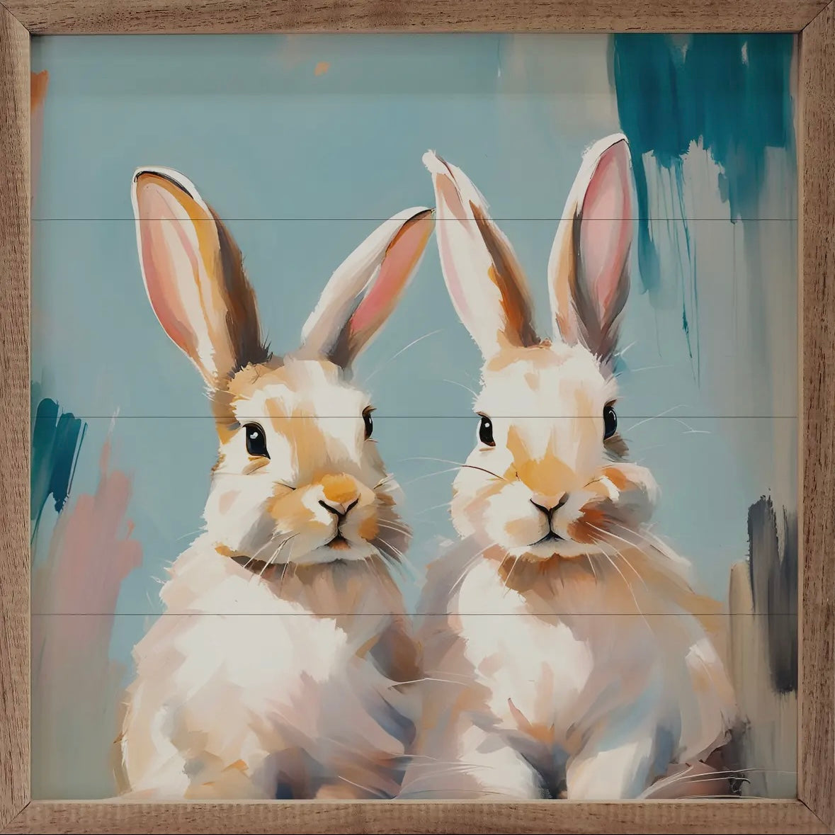 Kendrick Home - Bunny Pair Wood Sign