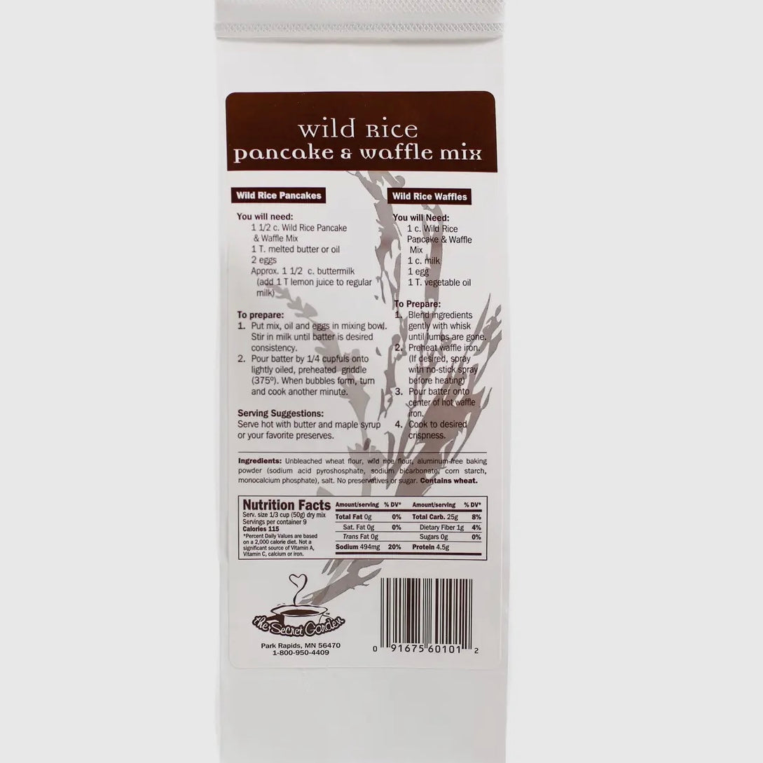 The Secret Garden - Wild Rice Pancake & Waffle Mix
