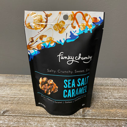 Funky Chunky Chocolate Popcorn - Sea Salt Caramel 2oz Bag