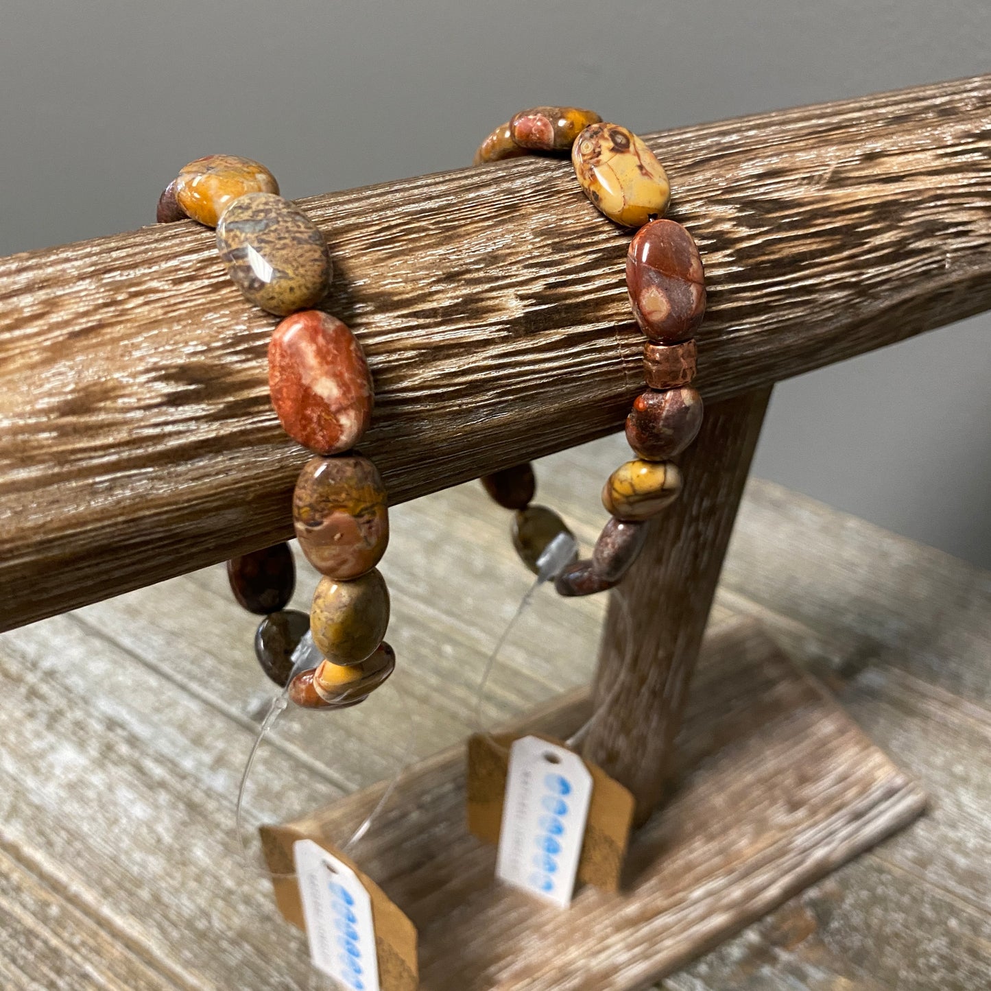 Birds Eye Rhyolite Oval Bracelet
