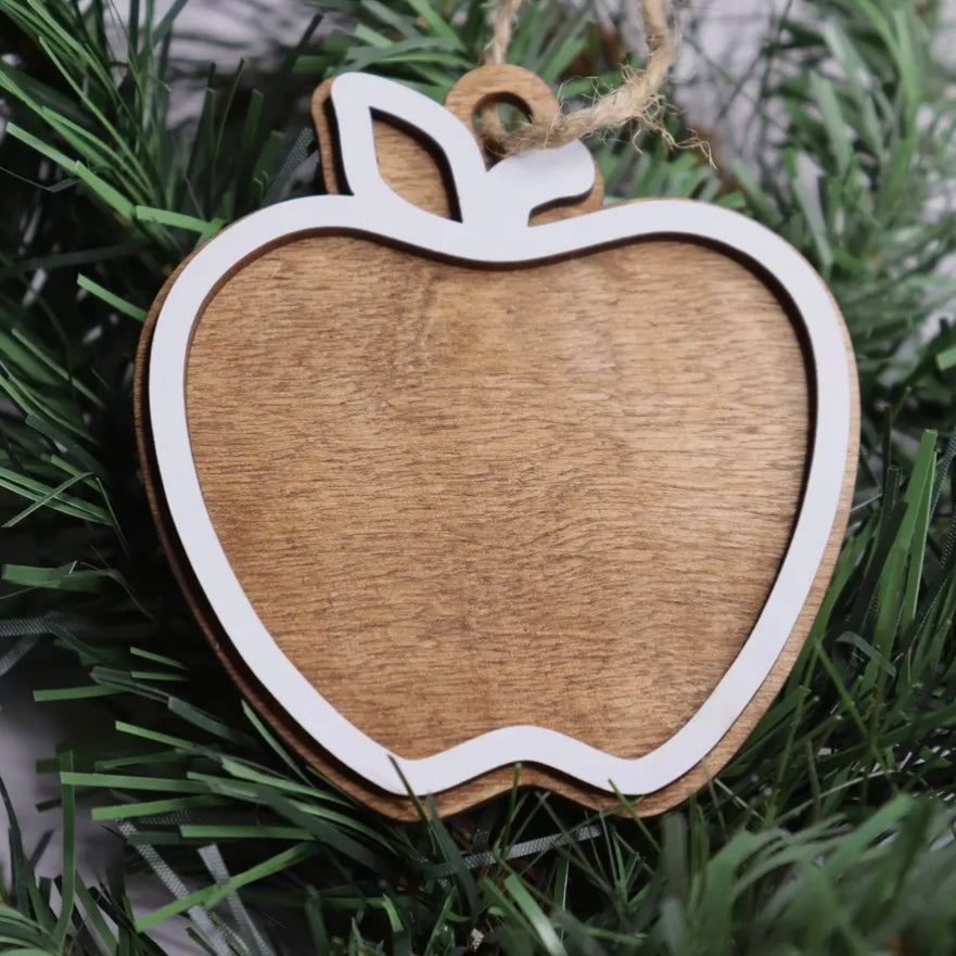 The Trendy Traveler - Wood Ornaments