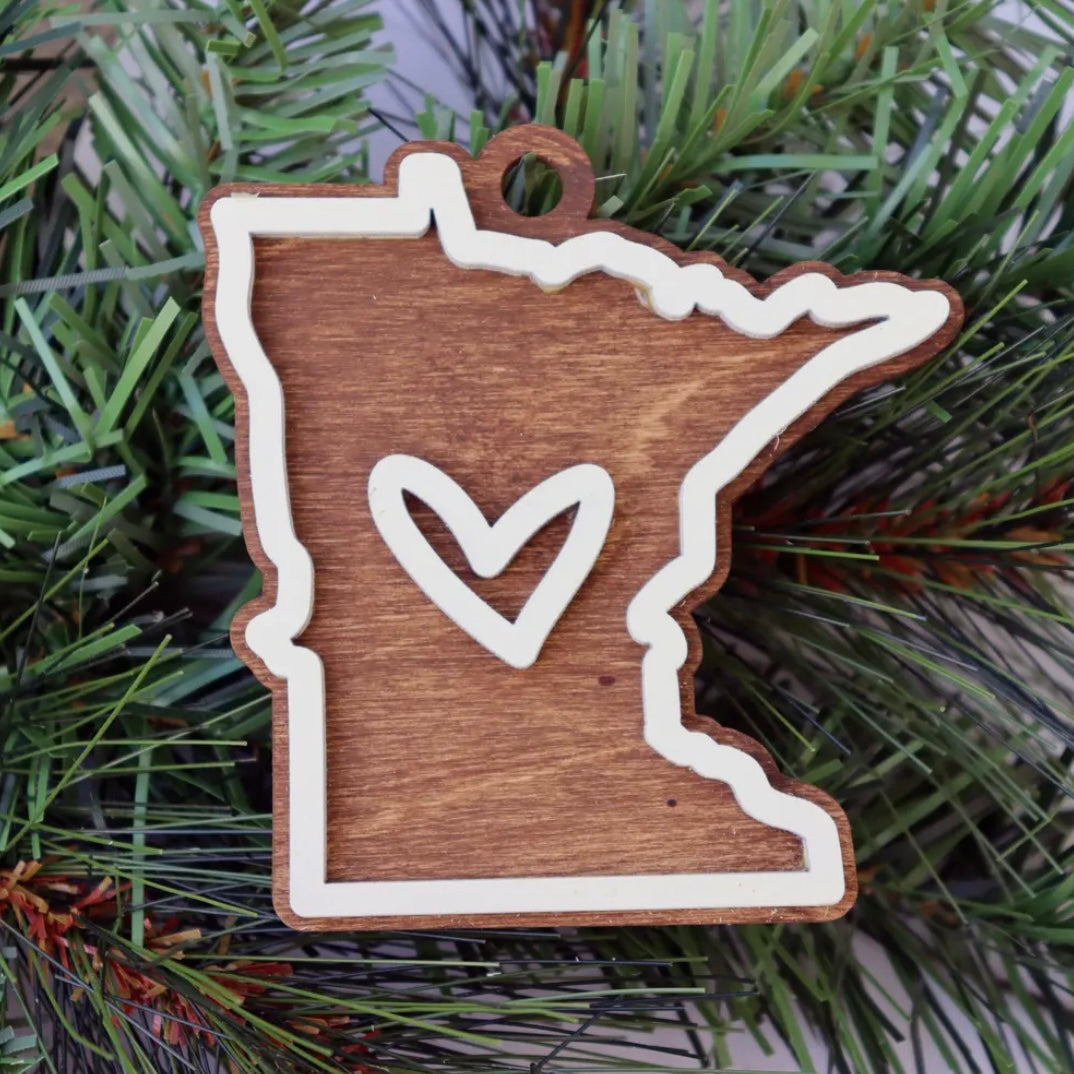 The Trendy Traveler - Wood Ornaments