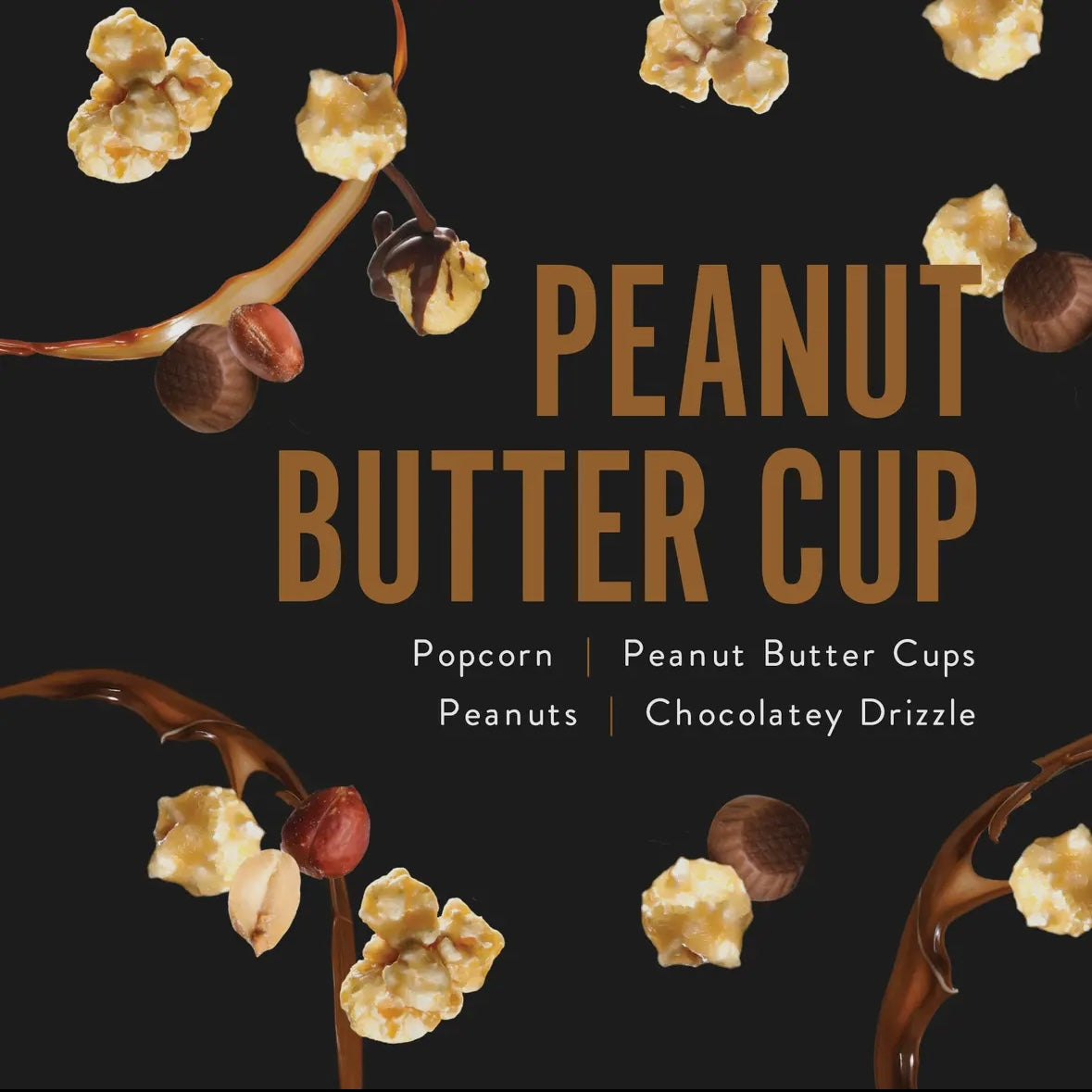 Funky Chunky Chocolate Popcorn - Peanut Butter Cup 5oz Bag