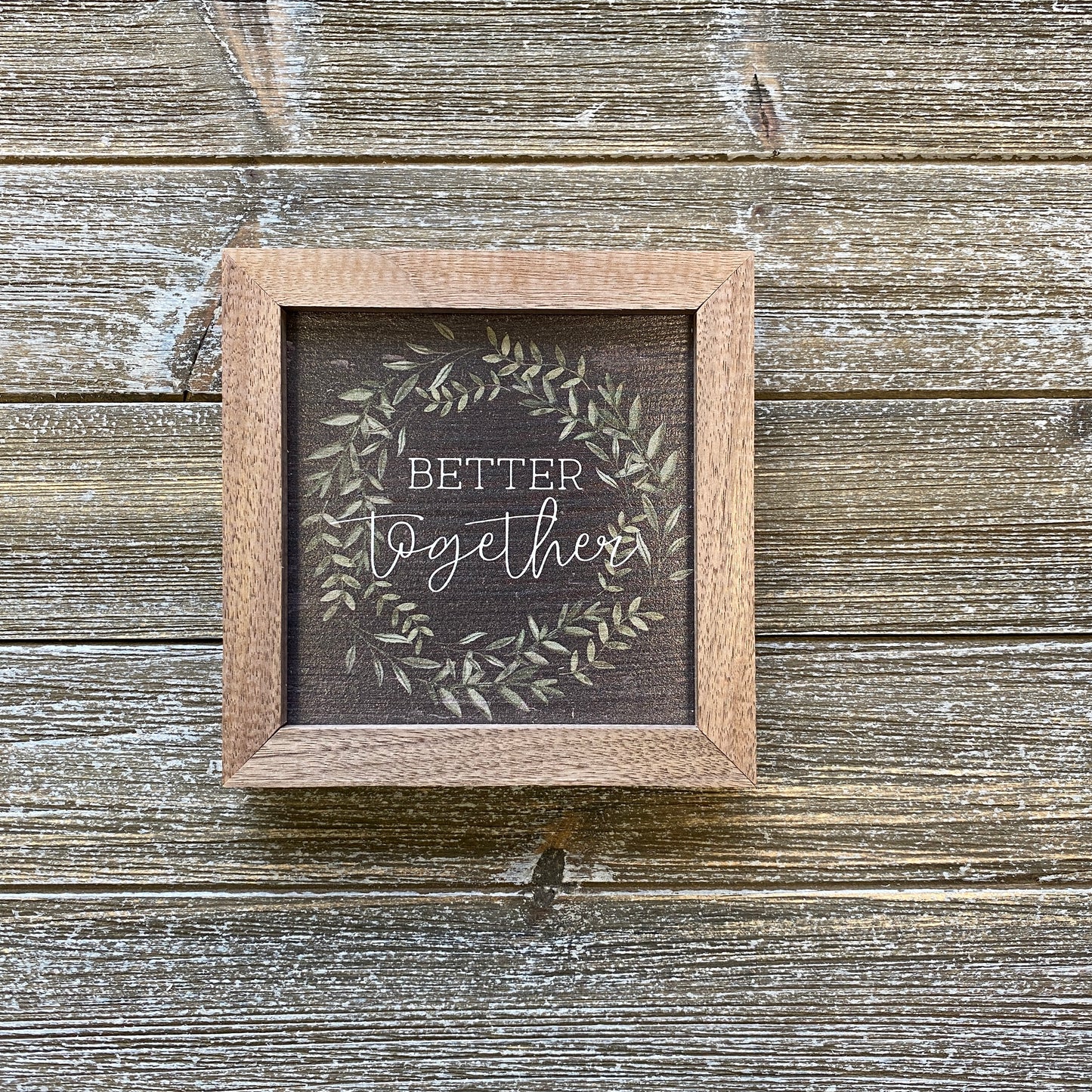 Better Together Wreath Sign