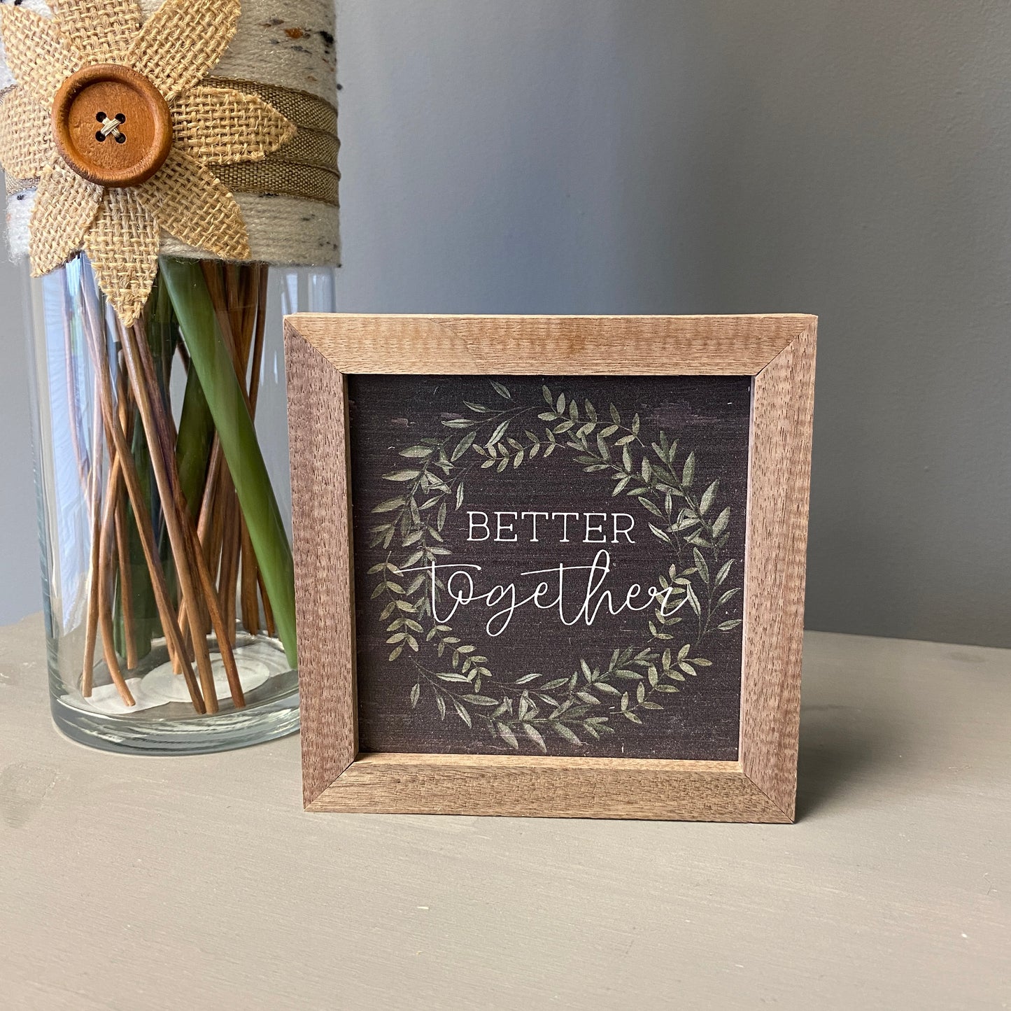 Better Together Wreath Sign