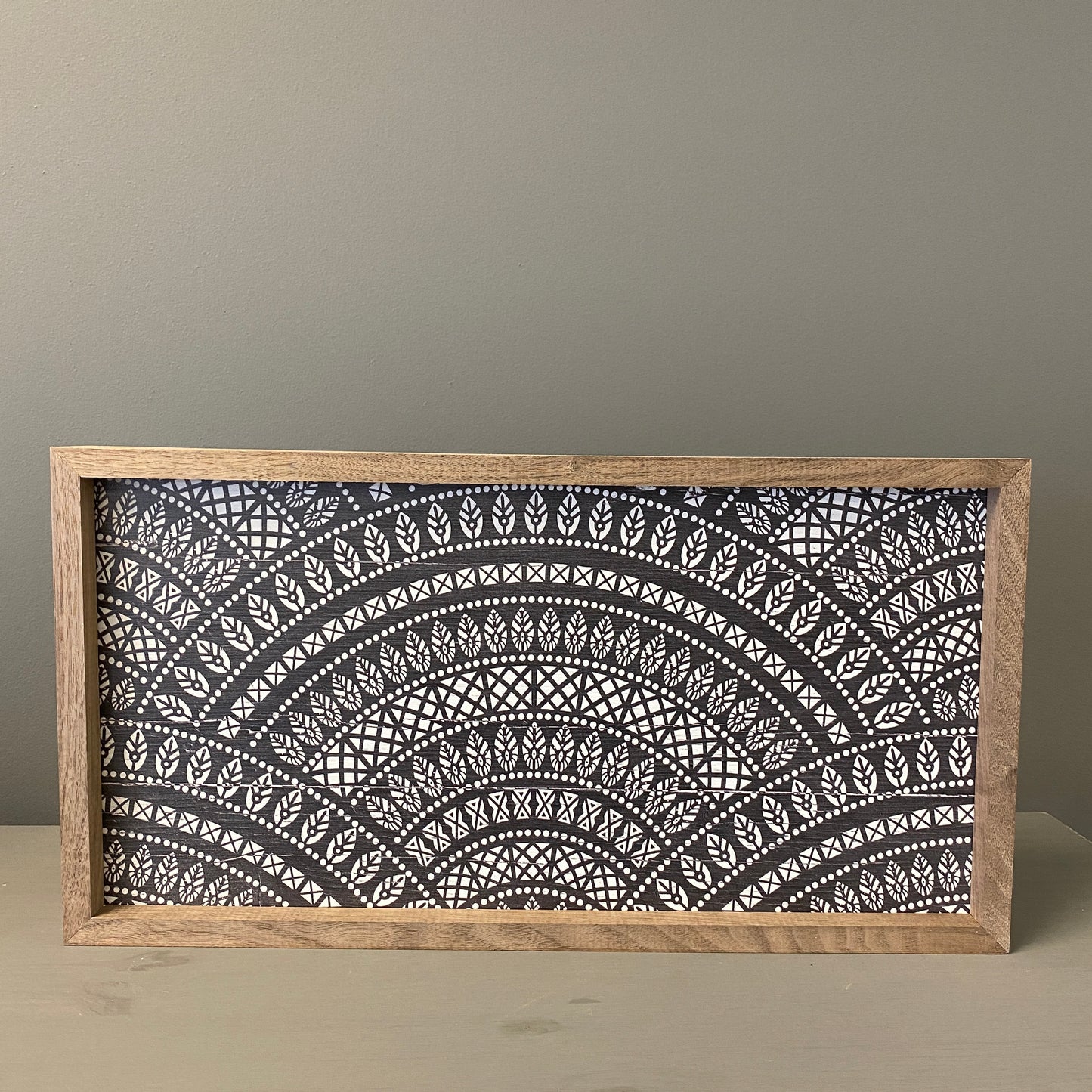 Kendrick Home - Half Moon Pattern Wood Sign