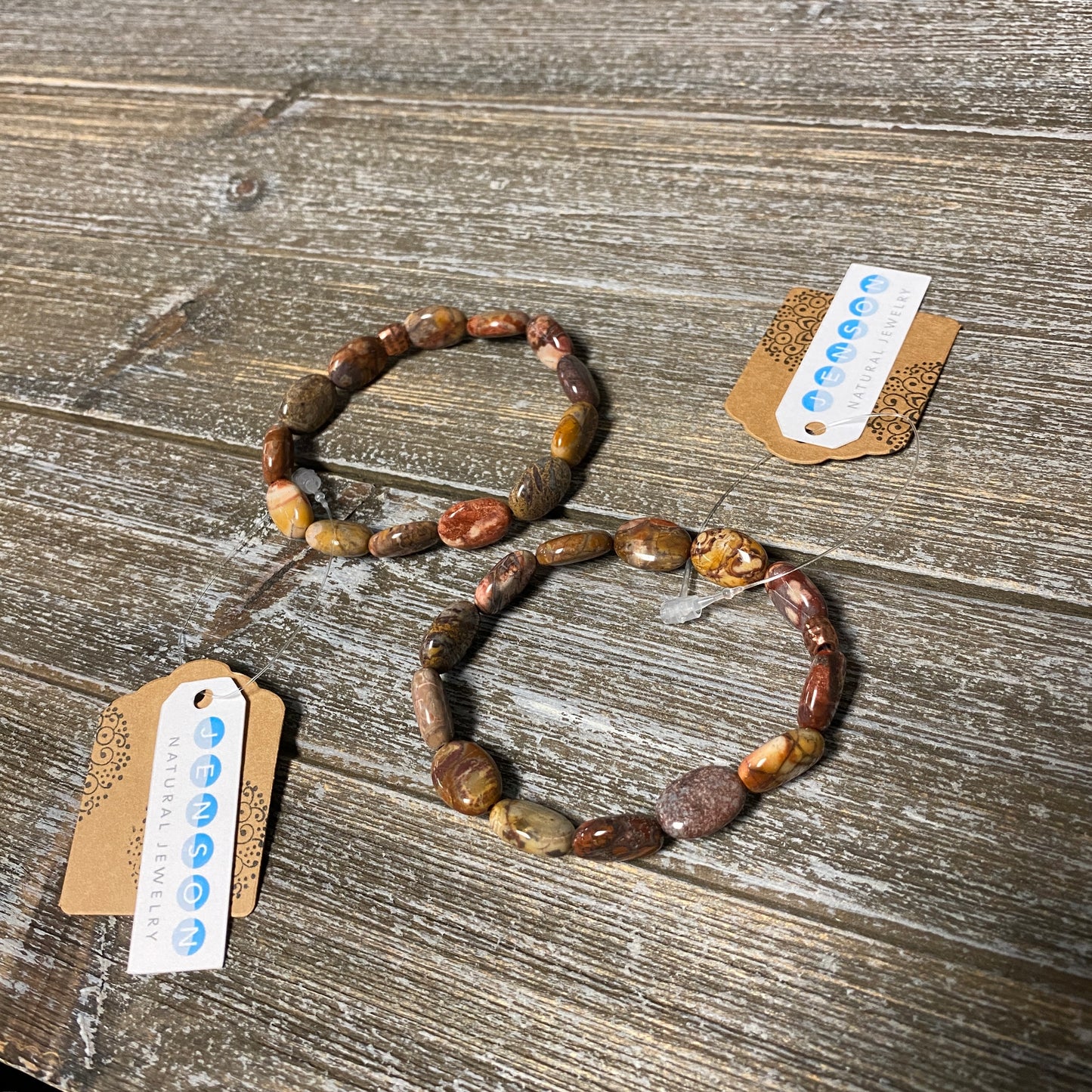 Birds Eye Rhyolite Oval Bracelet