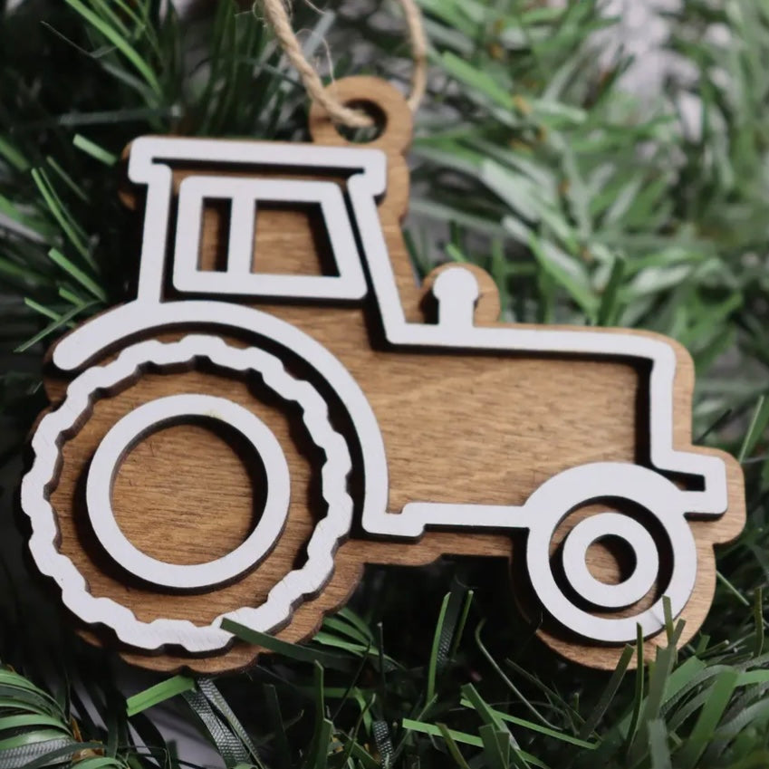 The Trendy Traveler - Wood Ornaments