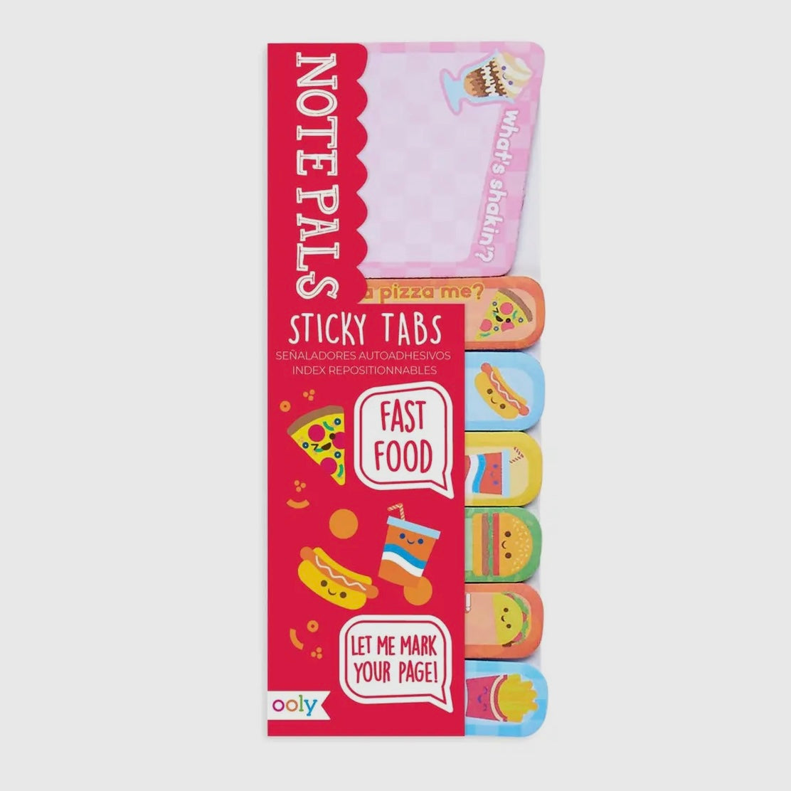 OOLY - Note Pals Sticky Tabs - Fast Food