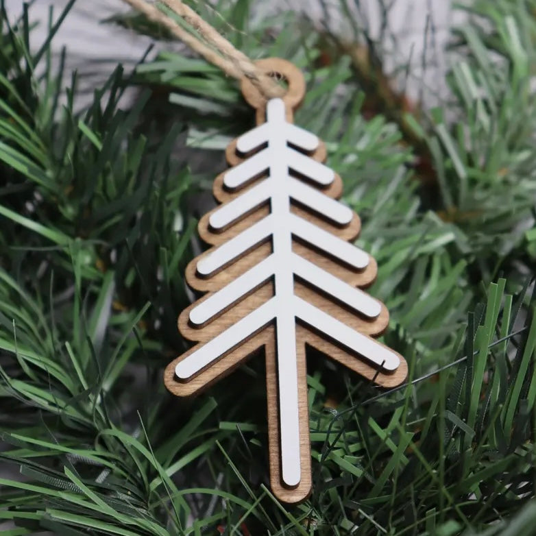The Trendy Traveler - Wood Ornaments