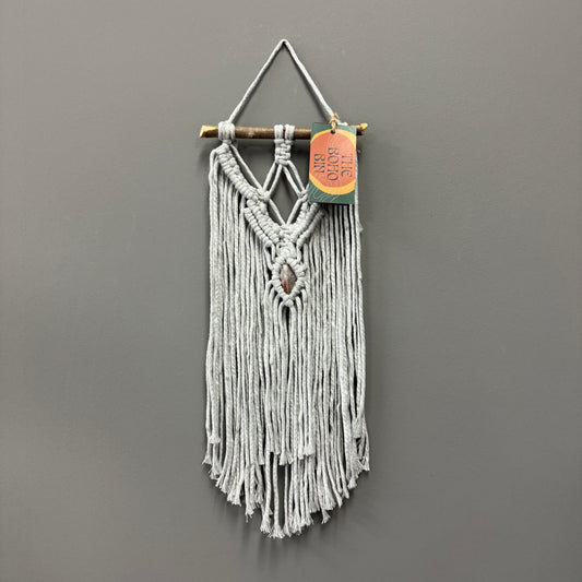 Macrame Wall Hanging - Small - Light Gray