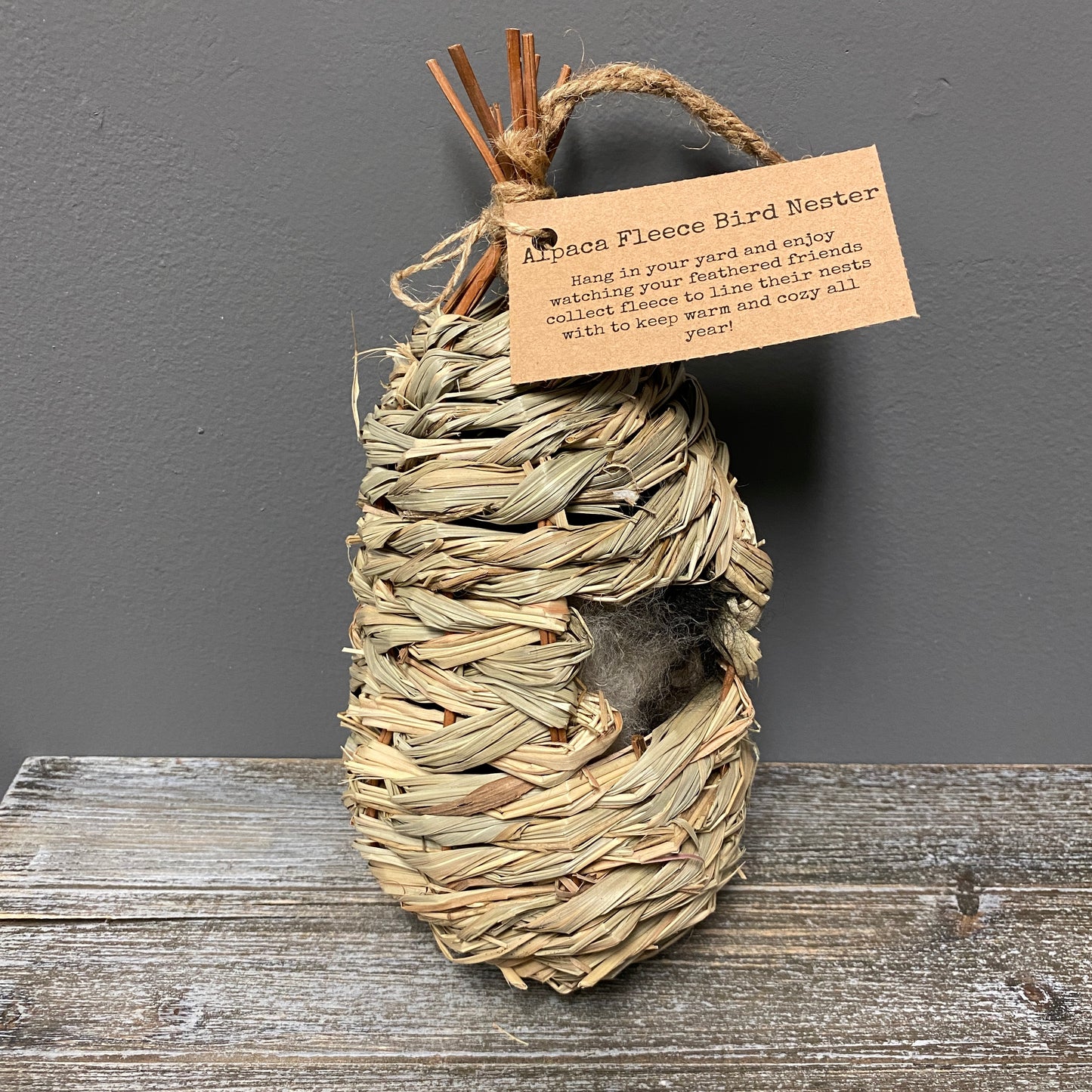 Wicker Nesting House - Tear Drop