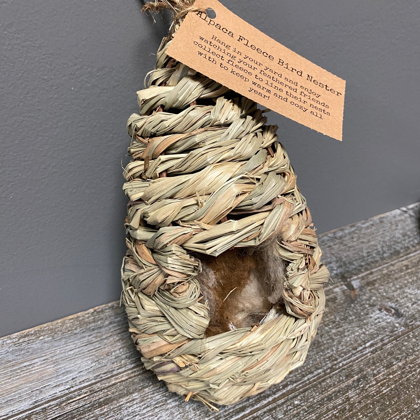 Wicker Nesting House - Tear Drop