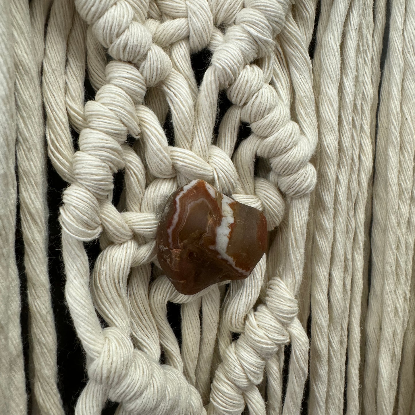 Macrame Wall Hanging - Natural with Antler
