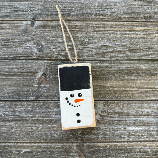 Vertical Snowman Ornament