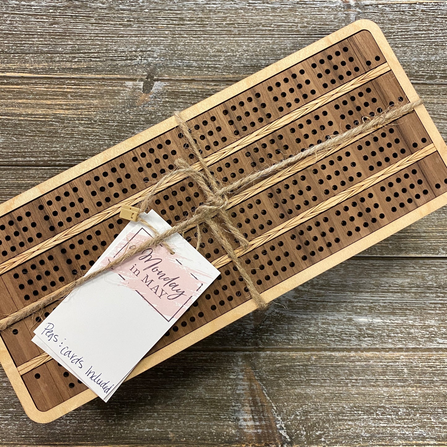Cribbage Board Game Set - 4 Track
