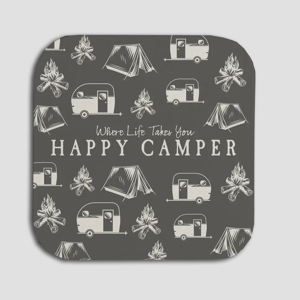 Happy Camper Coaster