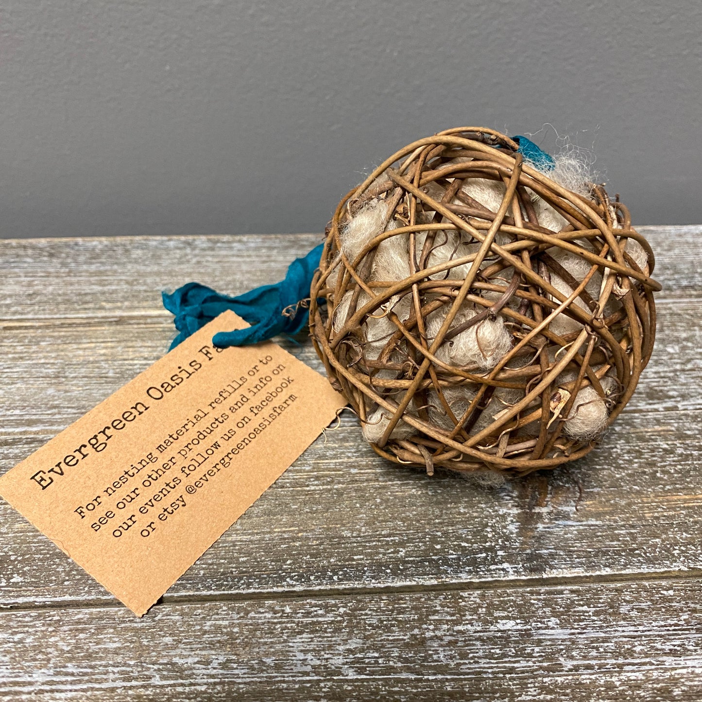 Nesting Balls - Fleece Filled Nesting Ball - 4inch