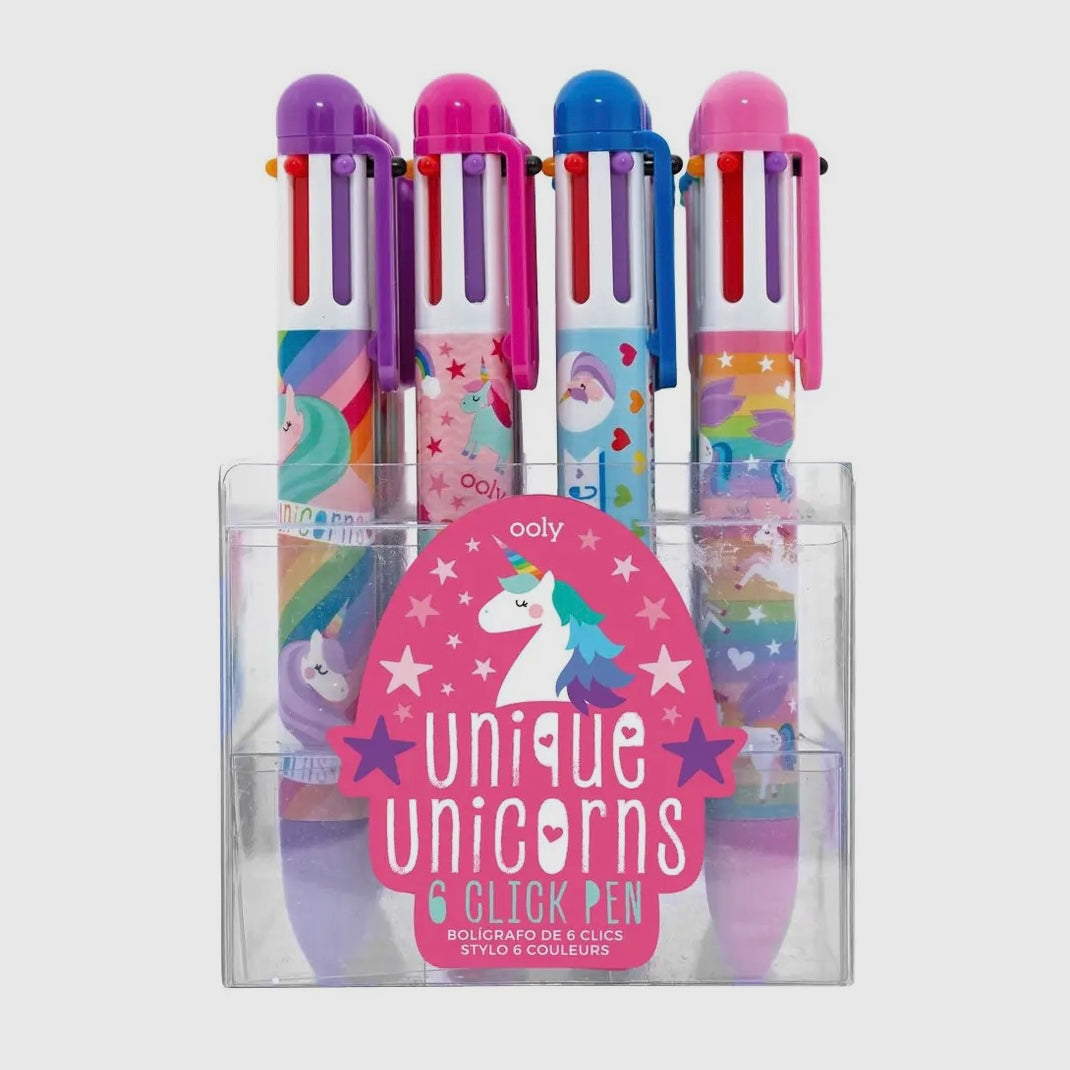 OOLY - 6 Click Pens - Unique Unicorn
