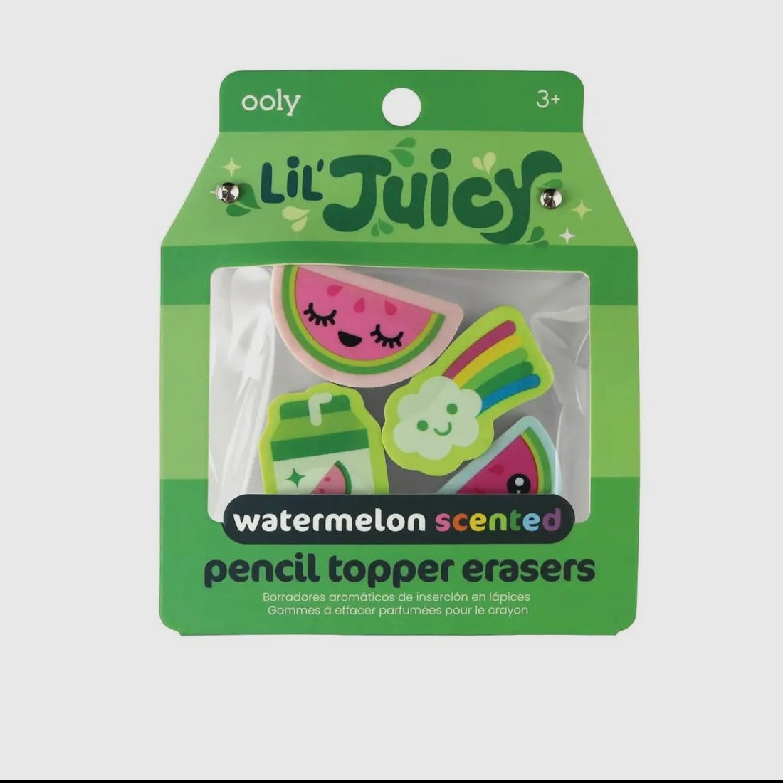 OOLY - Lil' Juicy Scented Topper Eraser - Watermelon