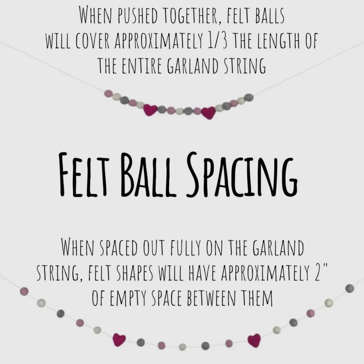Matthew + Mae - Felt Garland