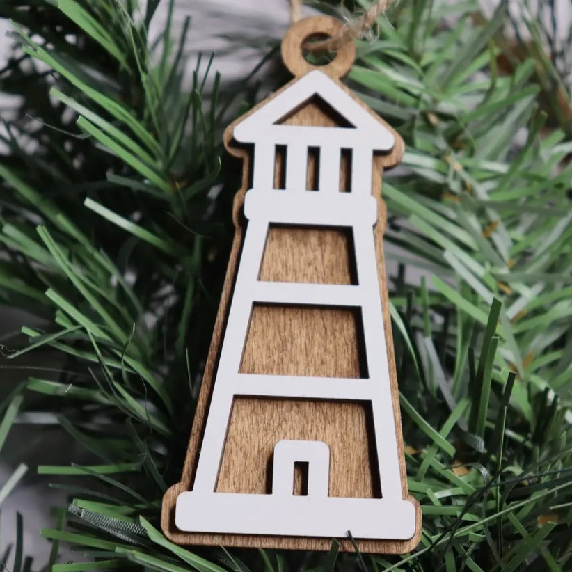 The Trendy Traveler - Wood Ornaments