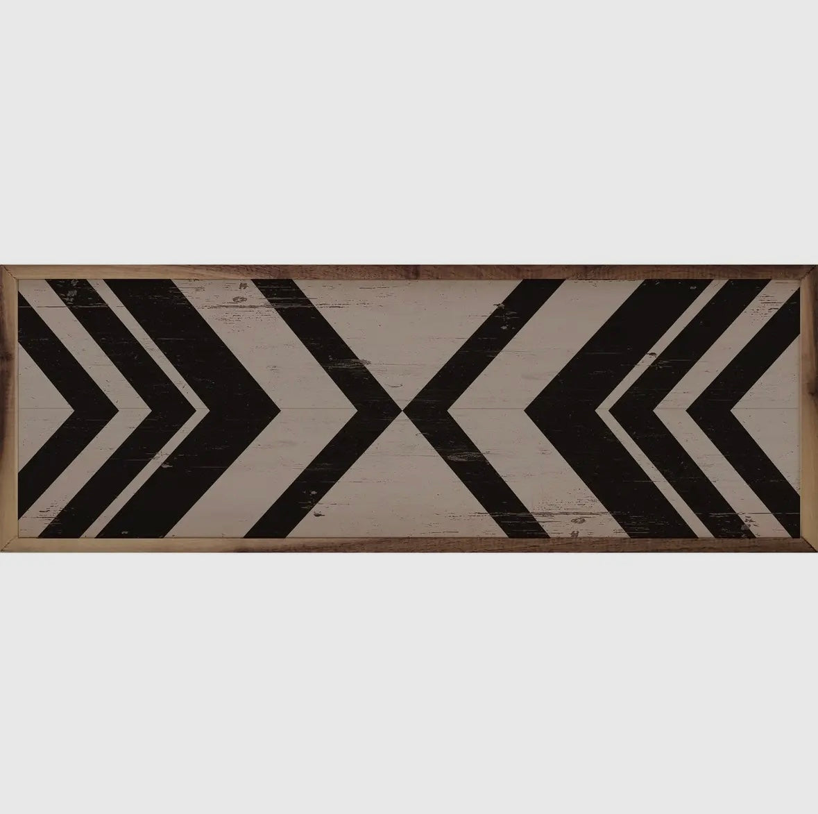 Kendrick Home - Pattern Chevron Black and Tan