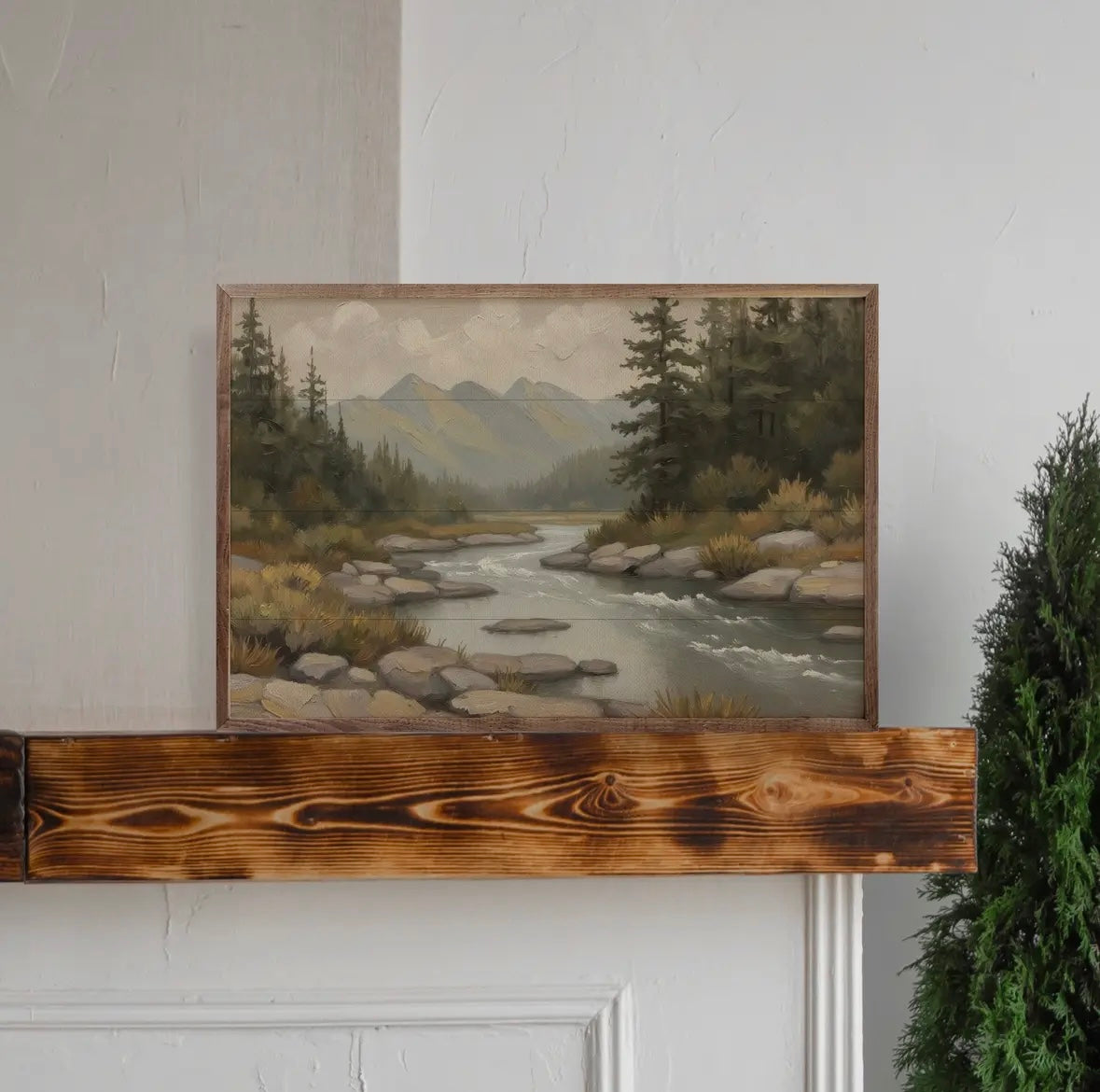 Kendrick Home - Pines and River Valley Wood Sign