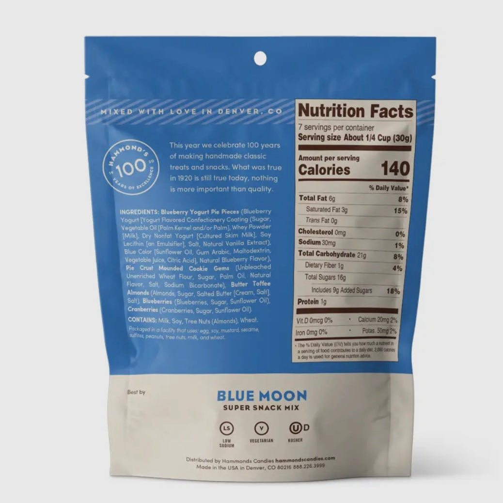 Hammond's Candies Snack Mix - Blue Moon