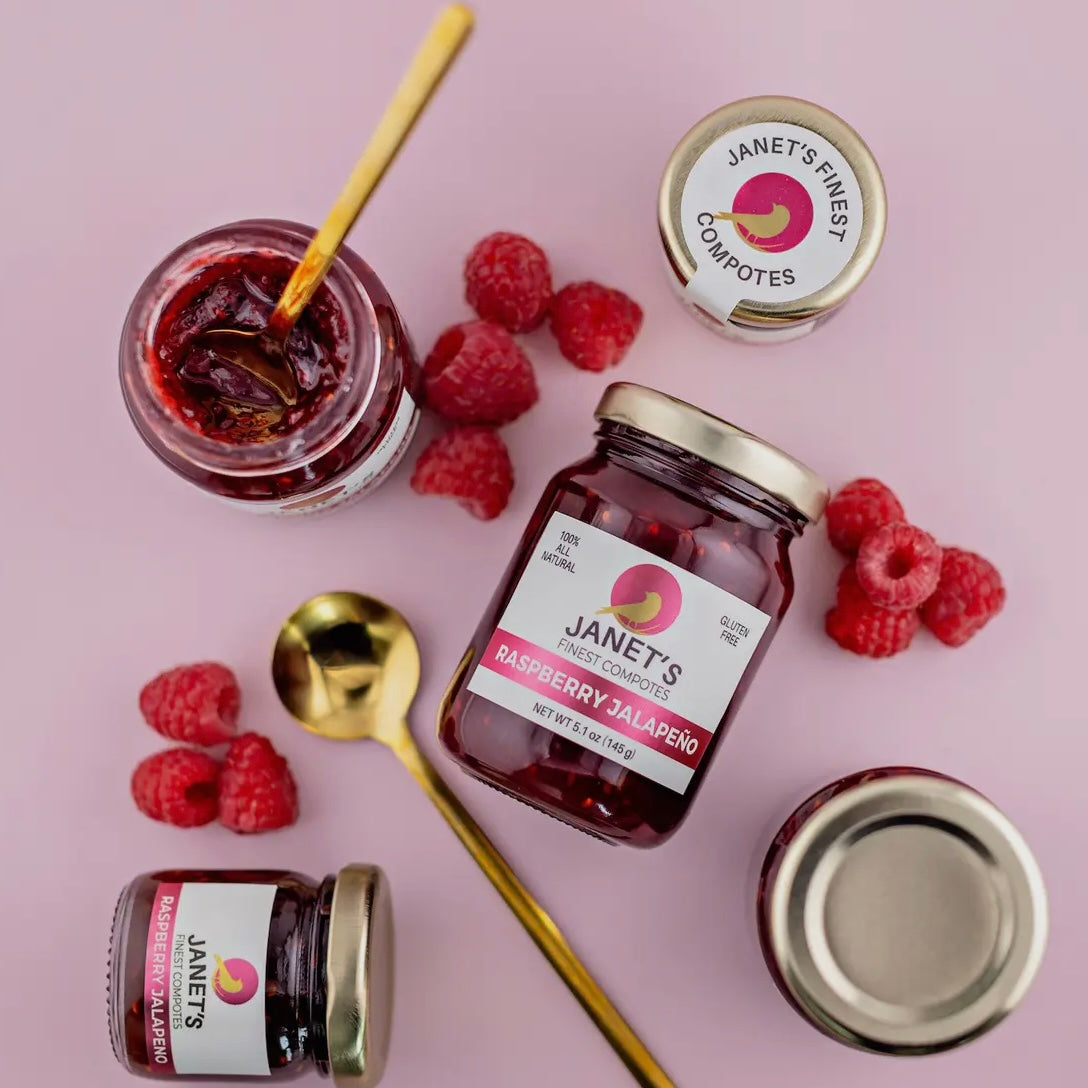 Janet's Finest Compotes Mini 1.5oz Jars