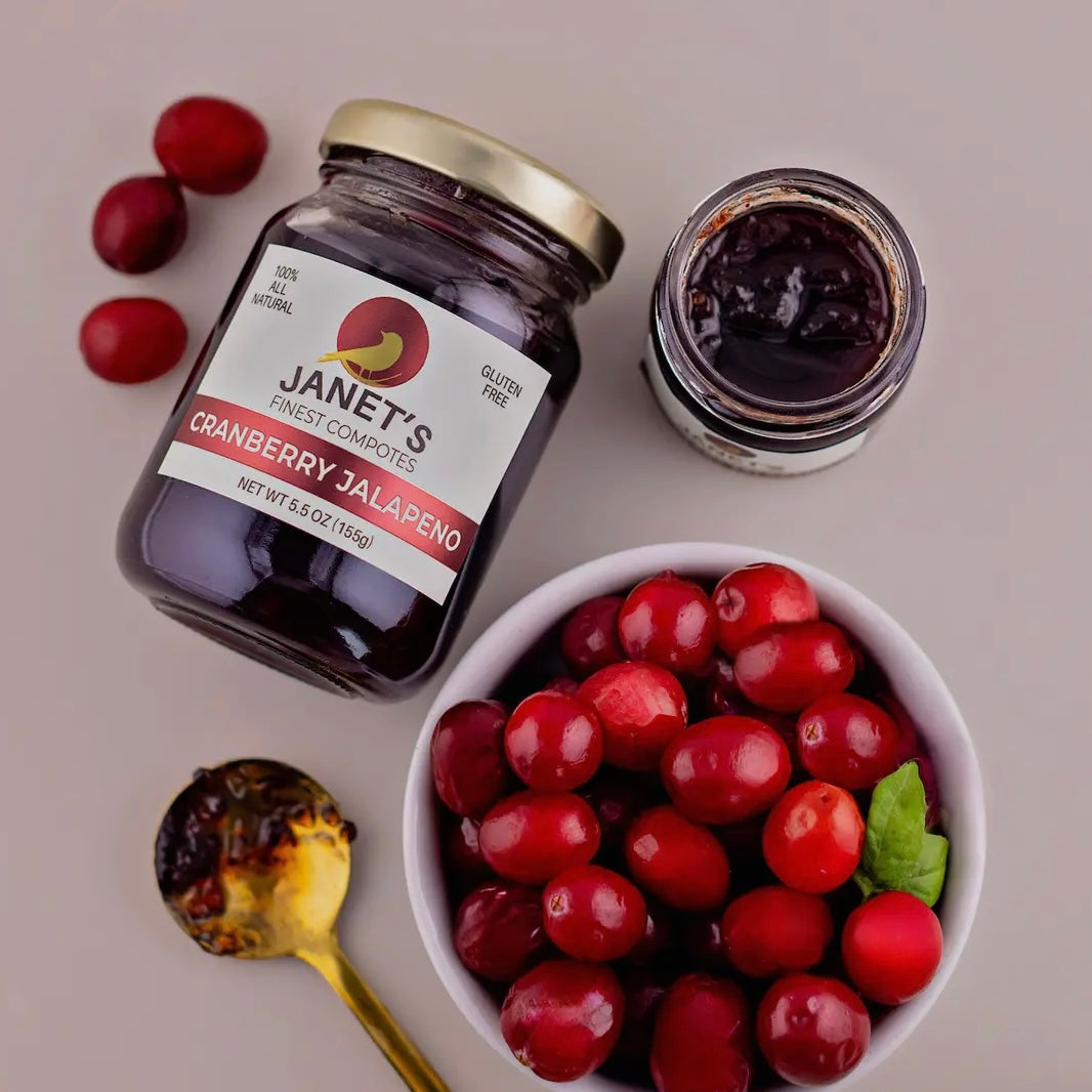 Janet's Finest Compotes Mini 1.5oz Jars