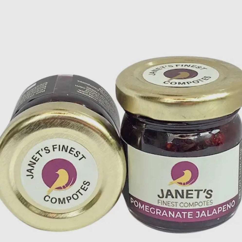 Janet's Finest Compotes Mini 1.5oz Jars