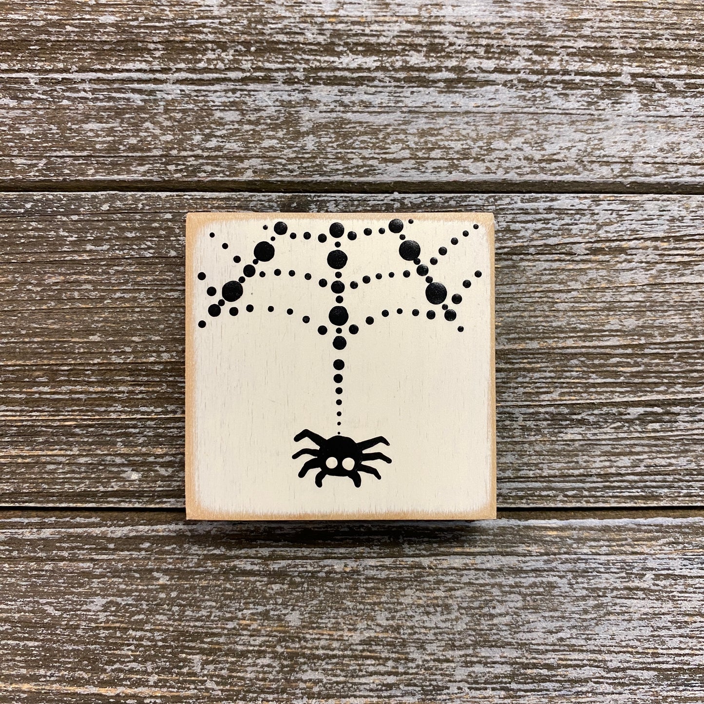 Magnet - Black and White Spider