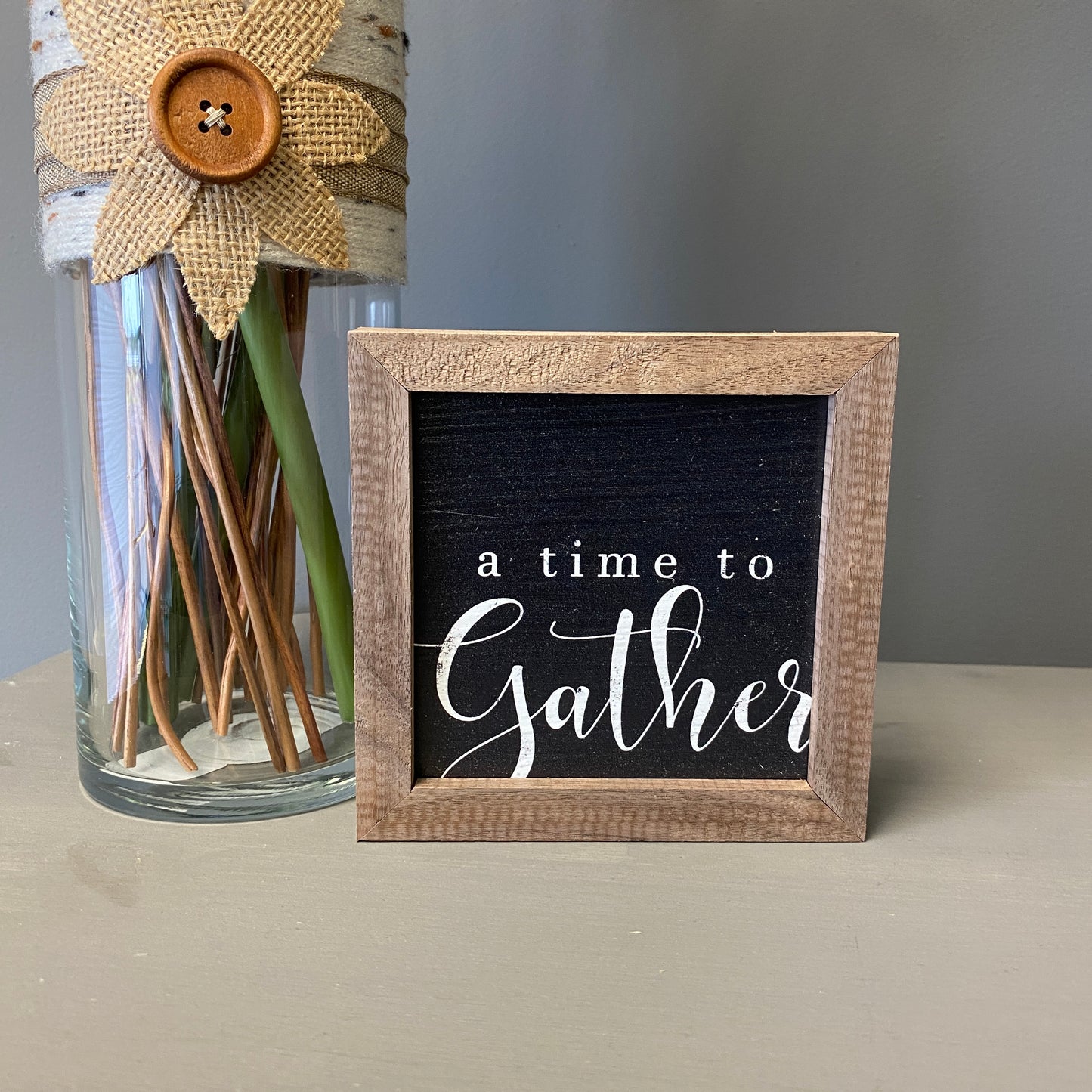 Kendrick Home Wood Sign - A Time to Gather
