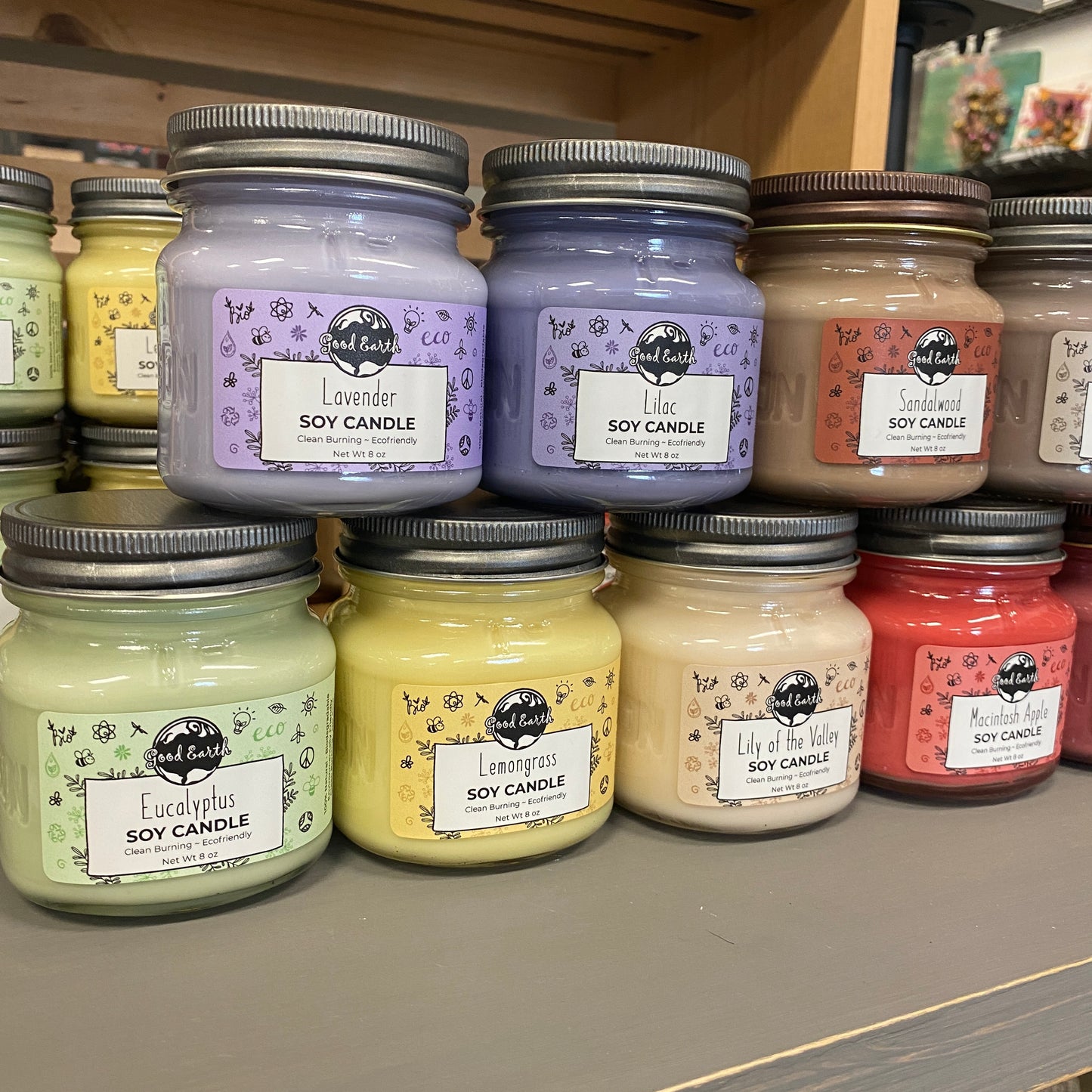 Soy Candle - 8oz - Good Earth