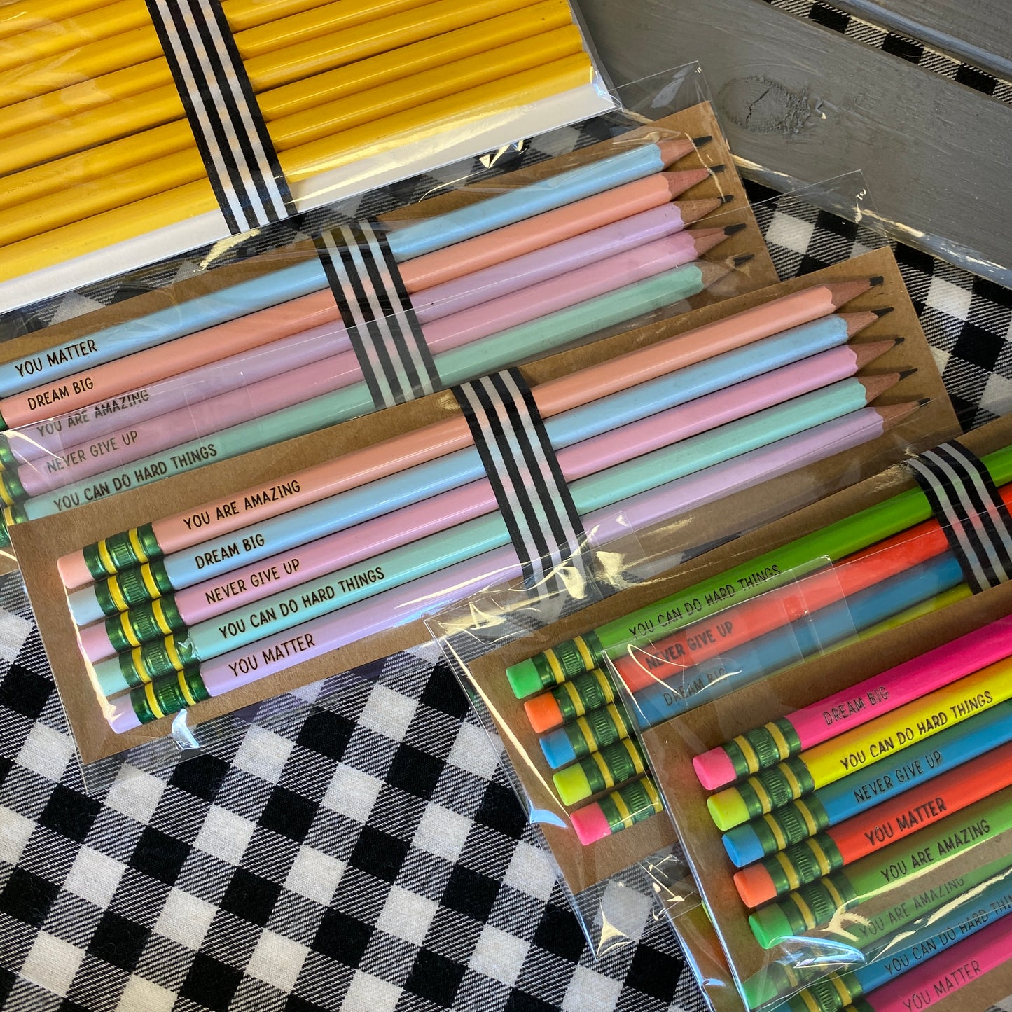 Pencil Set - Positive Affirmations