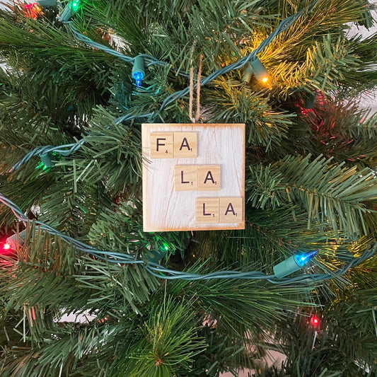 Christmas Ornament - FA LA LA