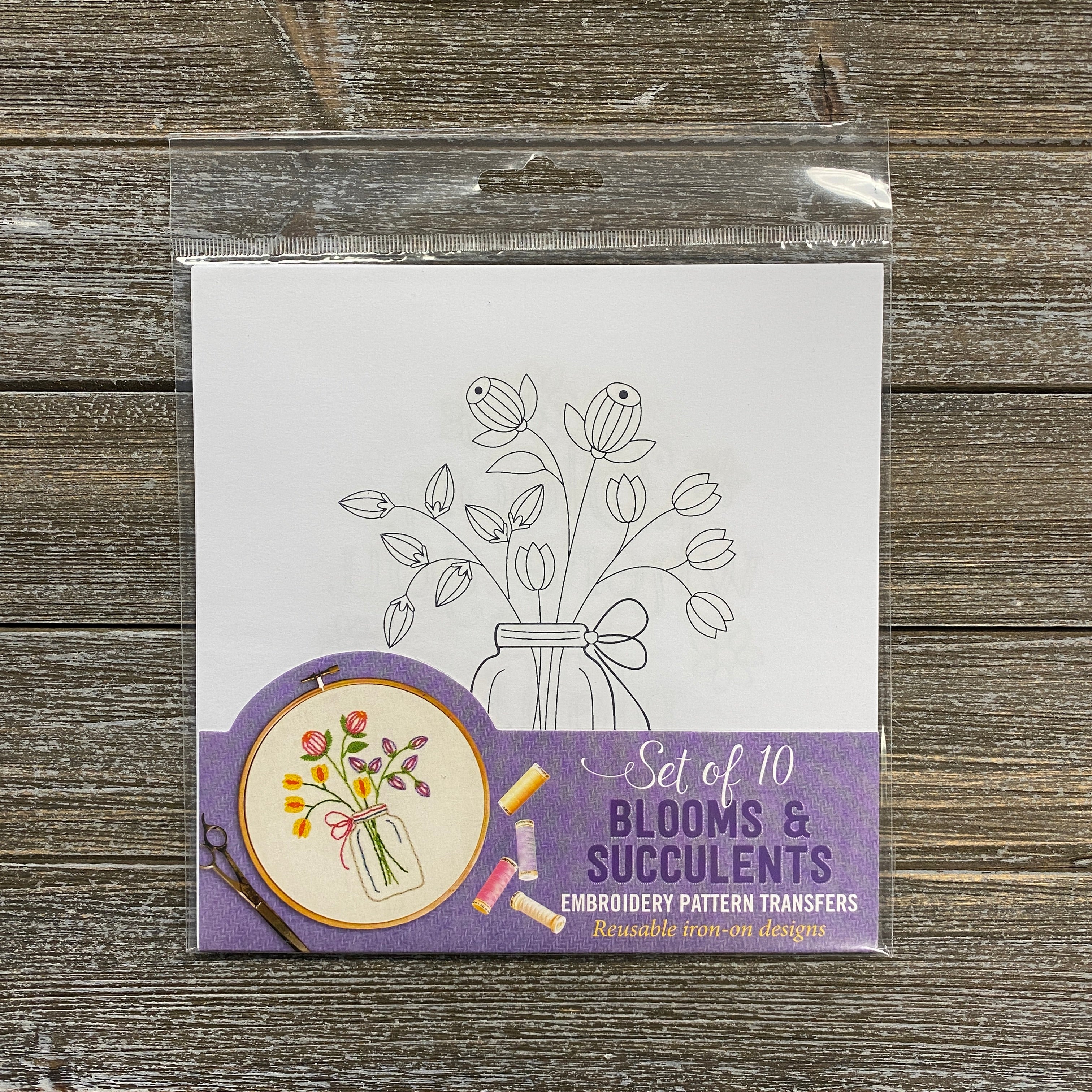 Embroidery Transfers - Blooms & Succulents – BKV Decor