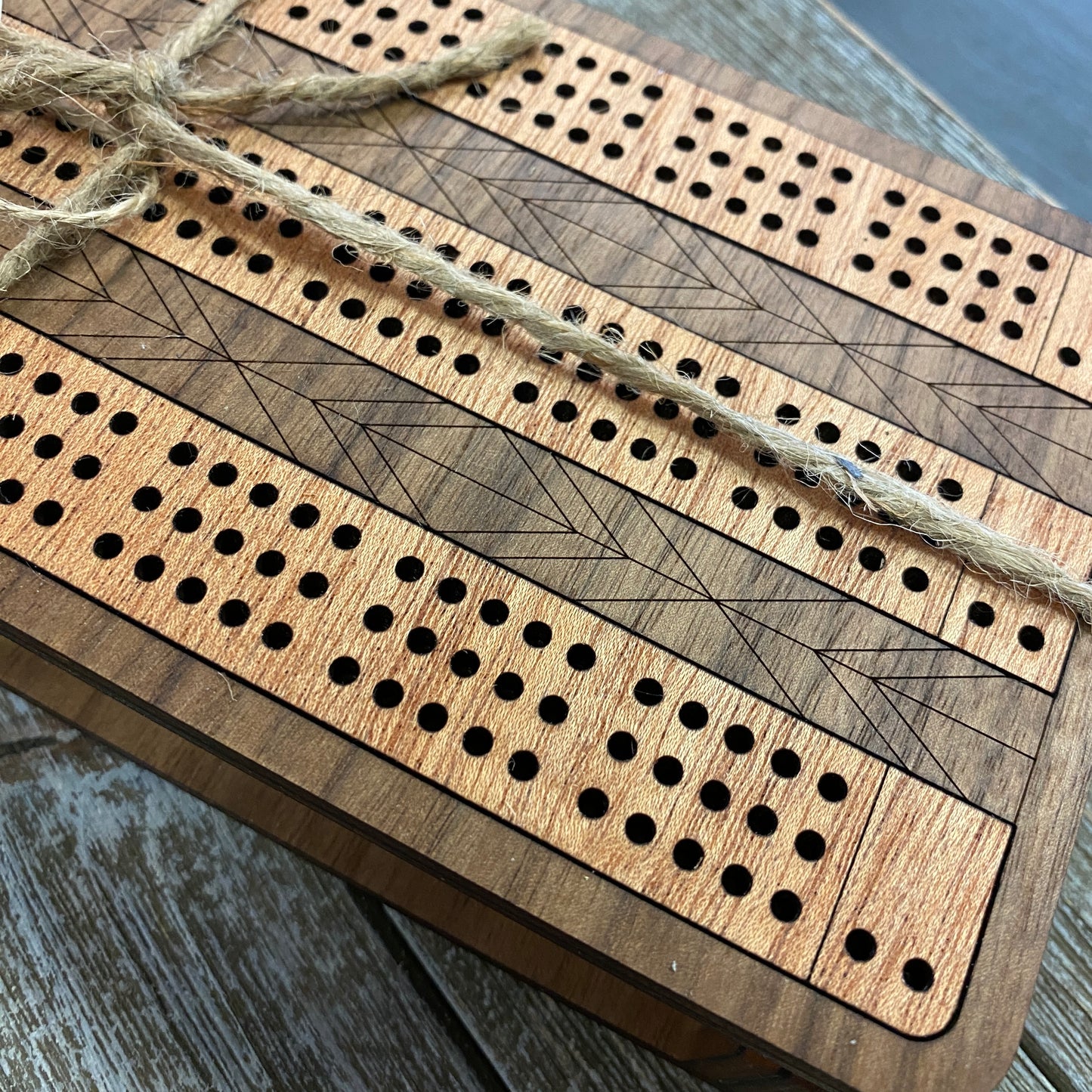 Cribbage Board Game Set - 3 Track