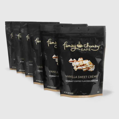 Funky Chunky Chocolate Popcorn - Vanilla Sweet Creme 5oz Bag