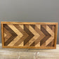 Wood Sign - Stained Arrows Wood Quilt