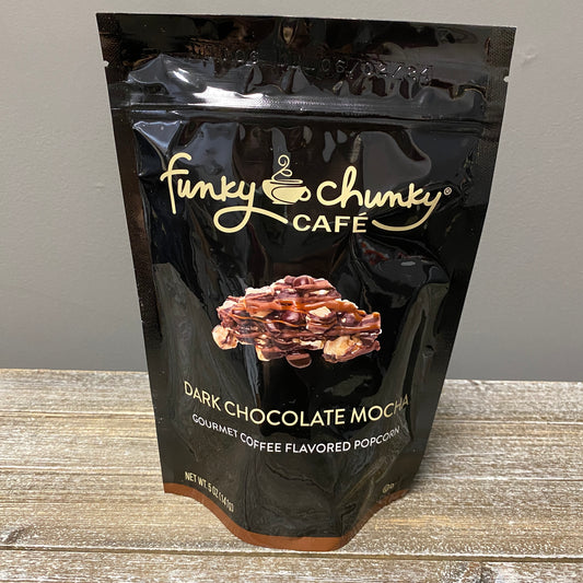 Funky Chunky Chocolate Popcorn - Dark Chocolate Mocha 5oz Bag