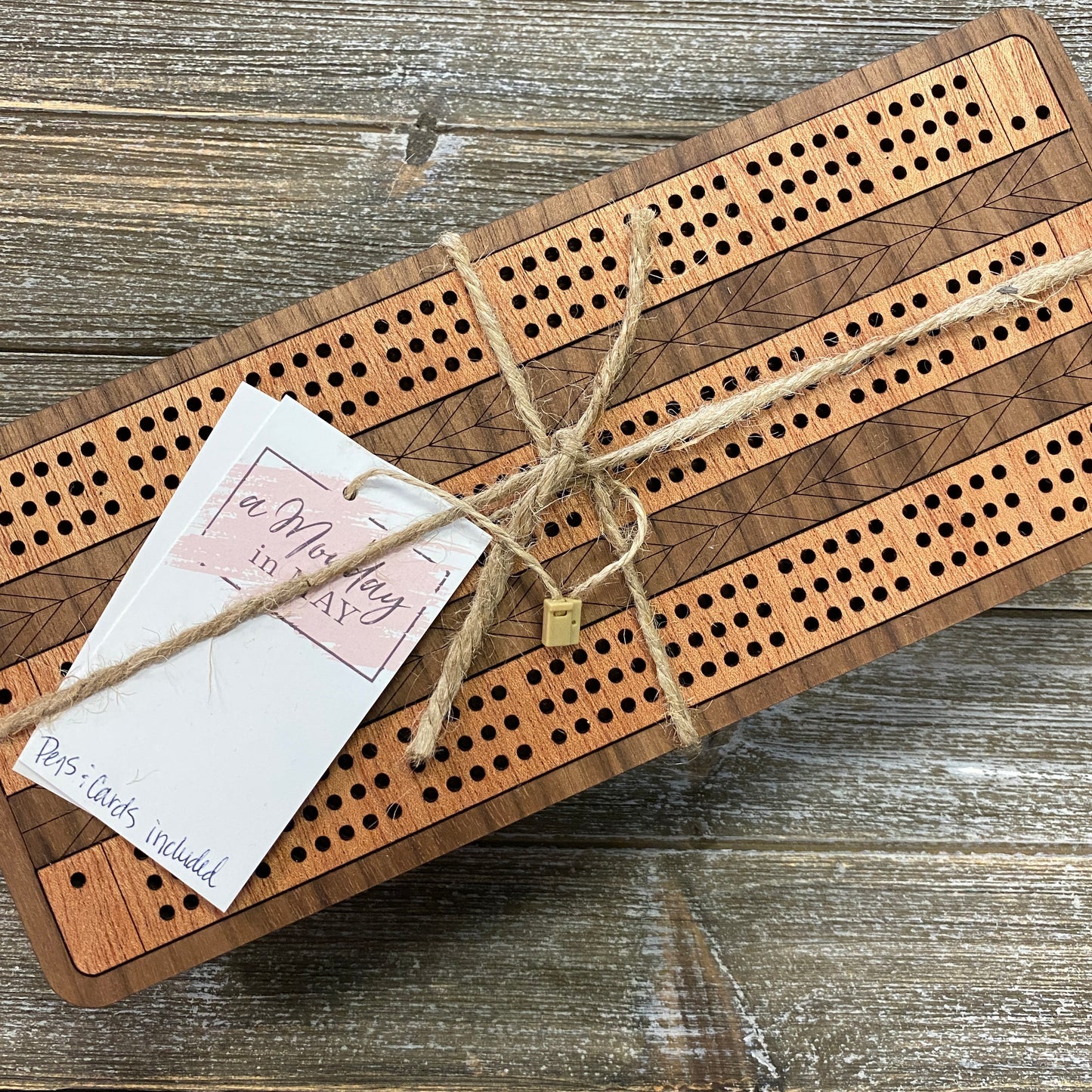 Cribbage Board Game Set - 3 Track