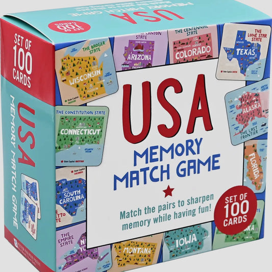 Peter Pauper Press - USA Memory Match Game