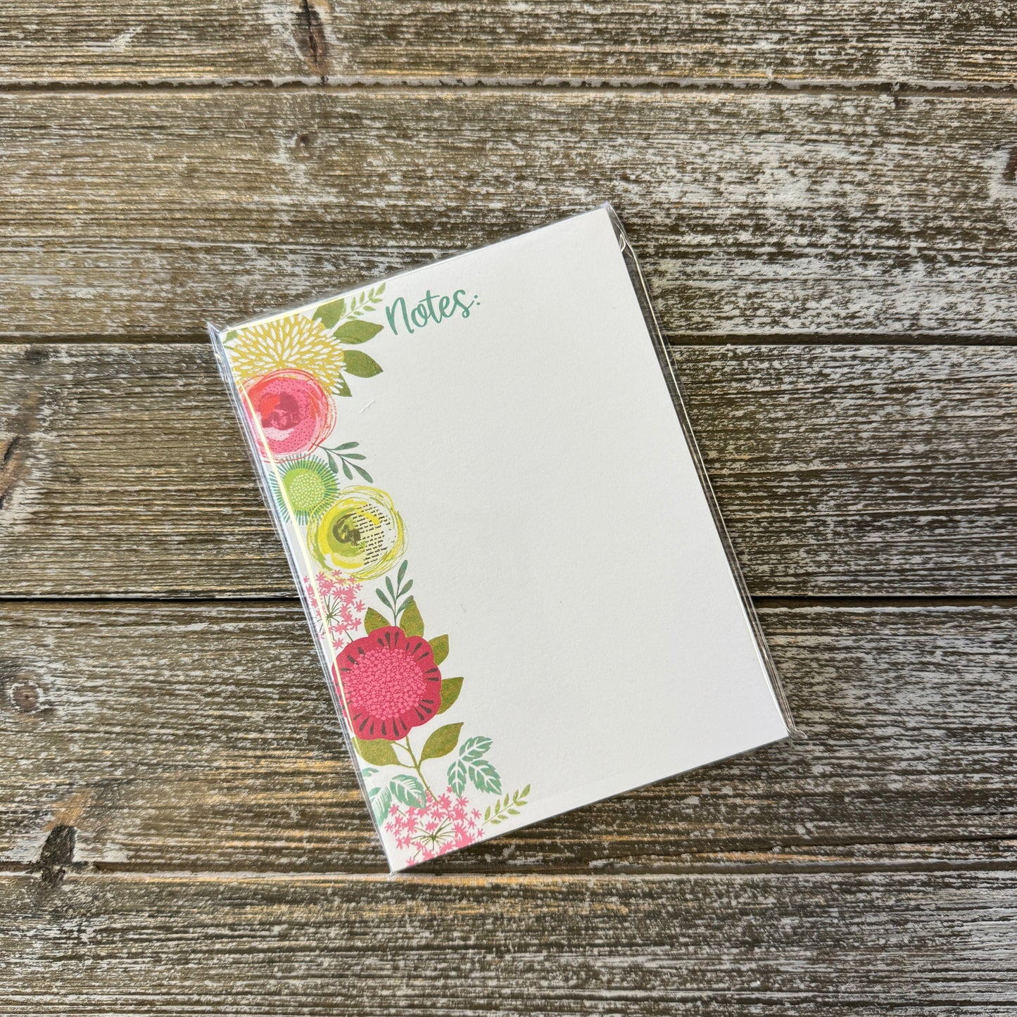Gina B Designs - Memo Pad - Blossoms & Blooms