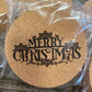 Holiday Cork Coasters - Set of 8 Coasters