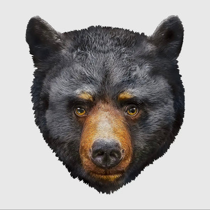 Masterpieces Puzzles - Black Bear 100pc Shaped Puzzle