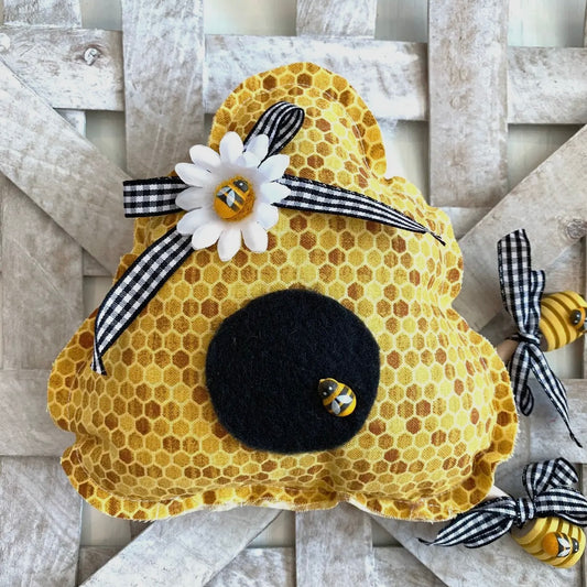 Kate + Em - Fabric Beehive Pillow