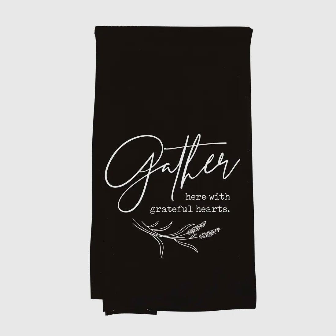 Kitchen Towel - Black - Gather Here